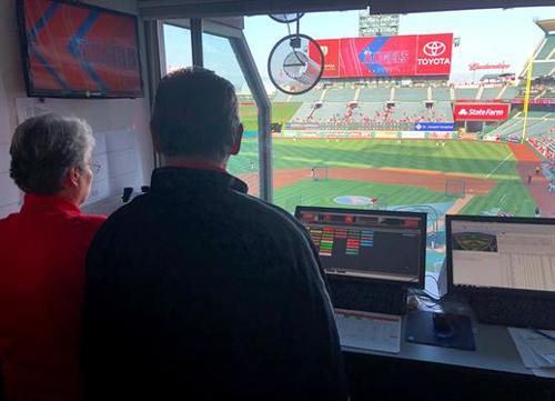 Angel Stadium Control Room