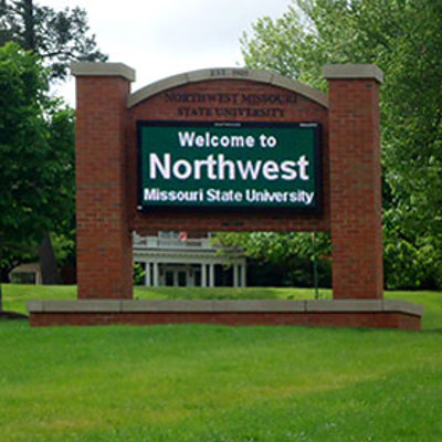 LED Digital Message Display at a university