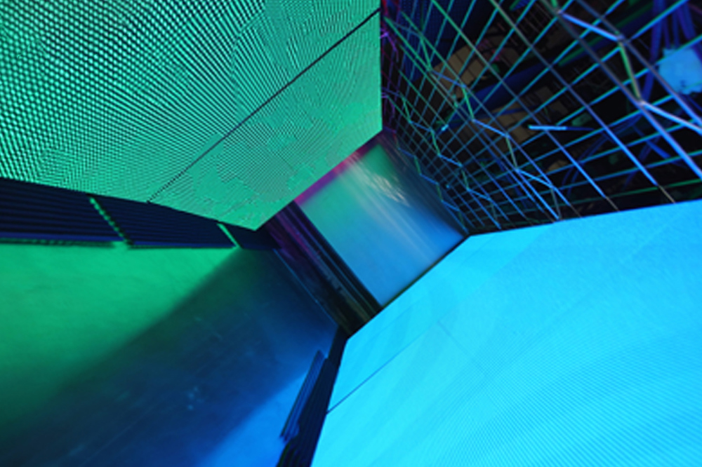 LED showroom abstract photo