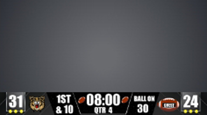 Football Score Bottom Bar Creative Services Schools