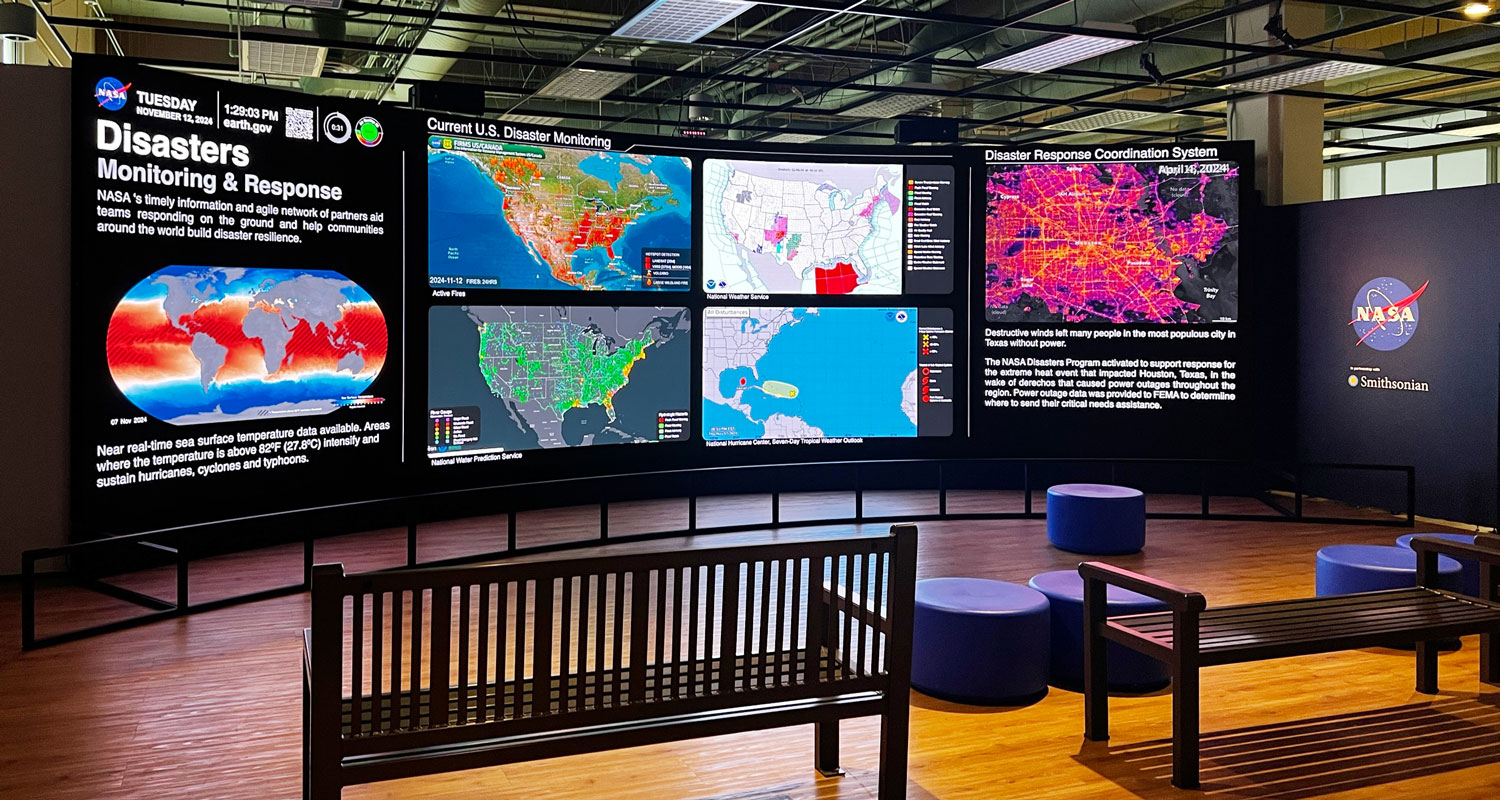 Smithsonian National Museum of Natural History Video Wall