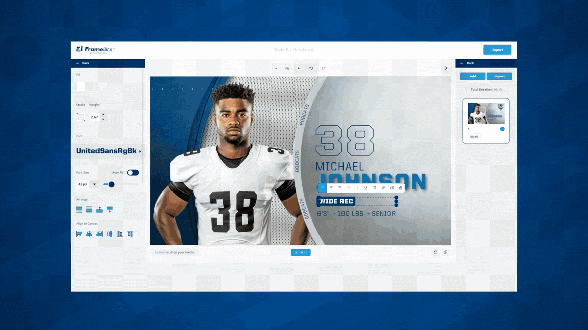 designing a headshot