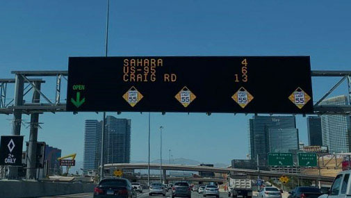 Transportation Digital Signage with Traffic