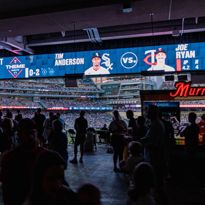 inner ribbon in Target Field
