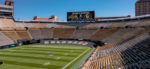 Colorado University full stadium displays
