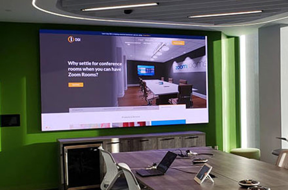 LED Smart TV in board room