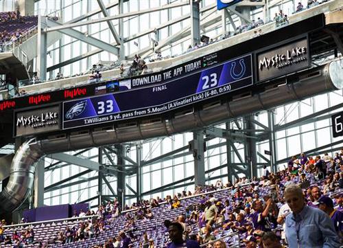 Ribbon Display US Bank Stadium