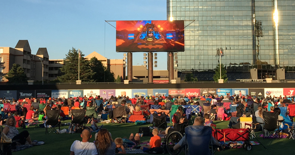 Outdoor Movie Night Done Right