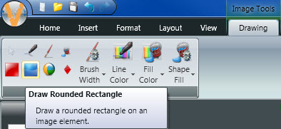 Drawing Rounded Rectangle
