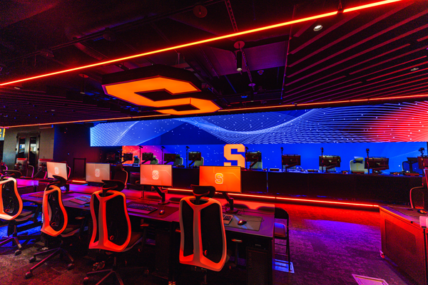 Syracuse eSports Schine Student Center Main Video Display