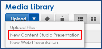 Launch Content Studio