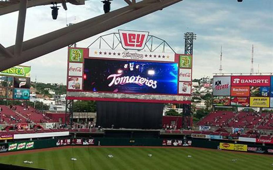 LED video board for in stadium graphics and animations