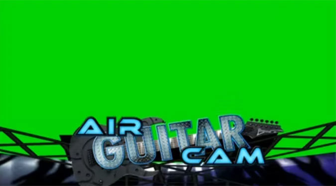 Air Guitar Cam Animation