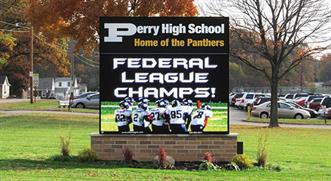 Perry High School Marquee
