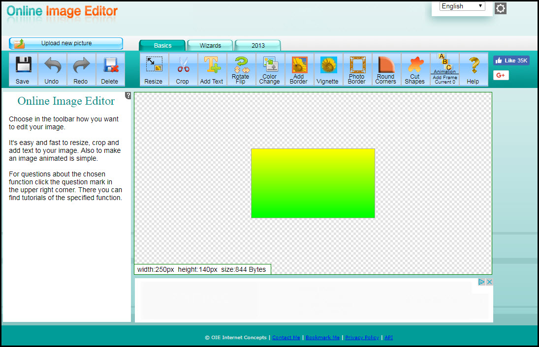 Online Image Editor