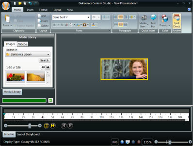 Import the resized photo.