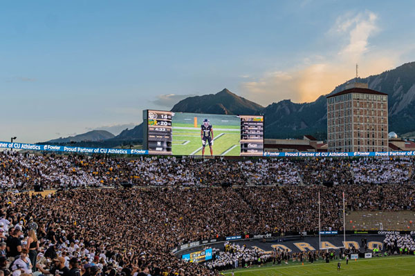 University of Colorado Boulder Ribbon Displays and Main Video