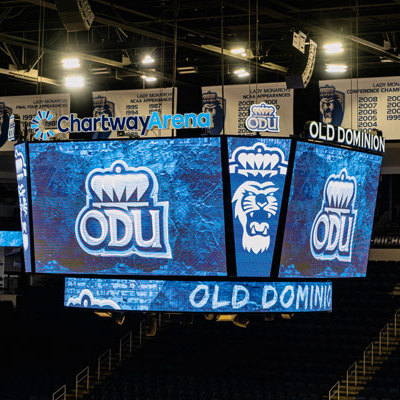 Old Dominion University LED centerhung