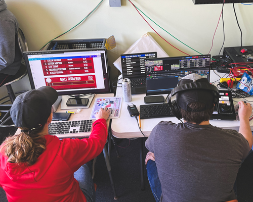 Johnson County Central High School Students Working