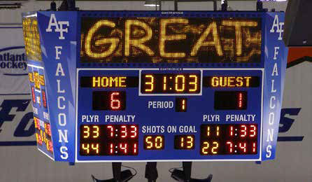 Daktronics Hockey Scoreboards, LED Video And Sound Systems