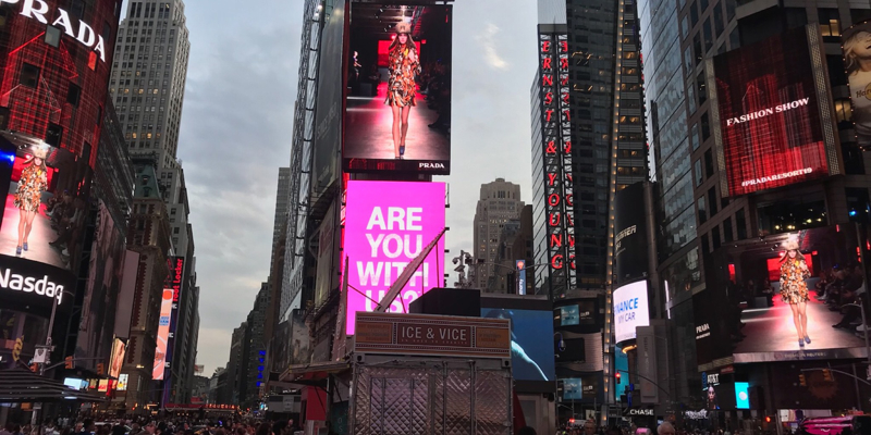 Daktronics Powers LED Live Stream for 2019 Prada Runway Show