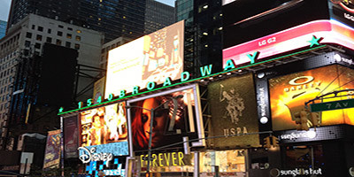 Times Square Product Installation Photo
