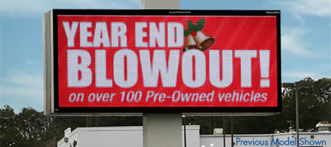 LED Digital Message Display Installation Photo