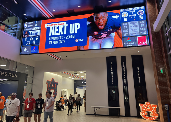 Auburn University Concourse Display