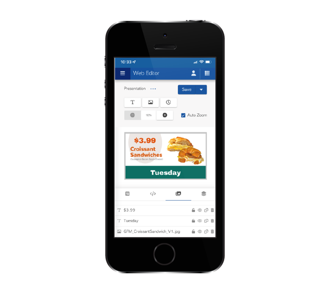 Venus Control Suite for Message Displays