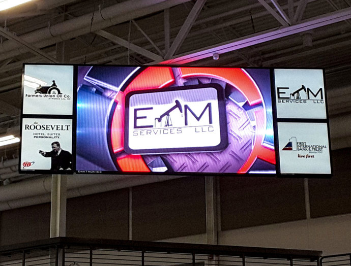Sponsor Panel Indoor Video Scoreboards