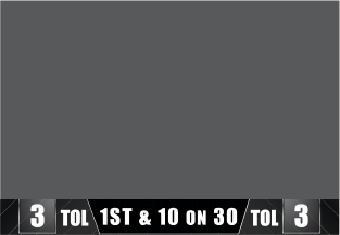 football stats bottom bar