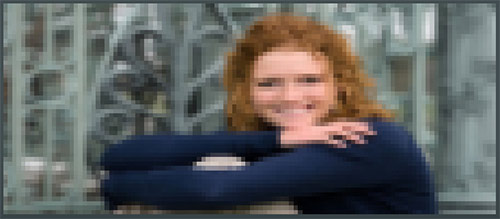 Photo is pixelated and stretched