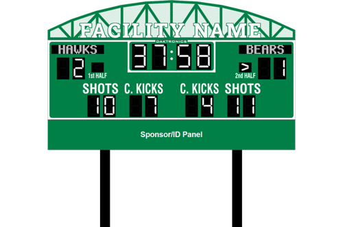 Soccer System with Scoreboard