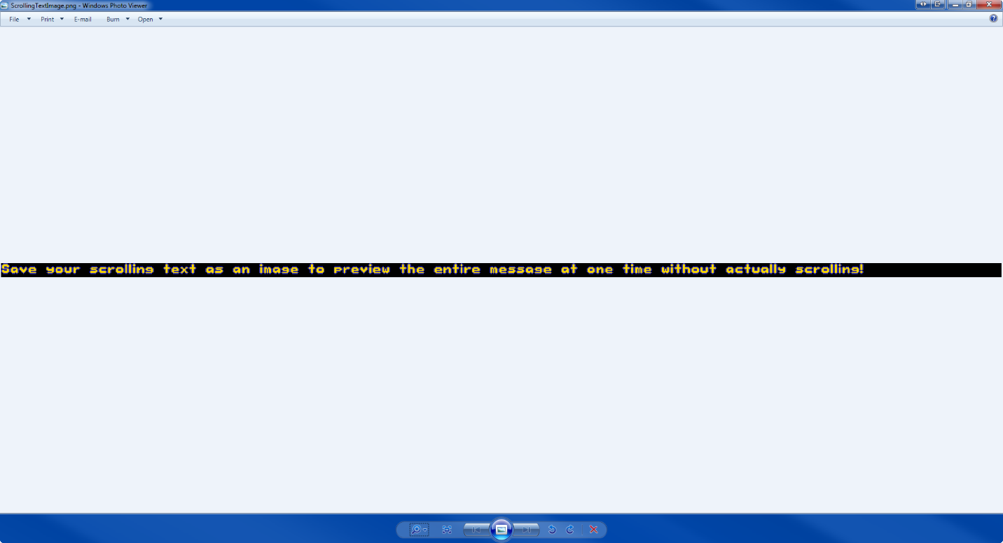 Save your scrolling text 2