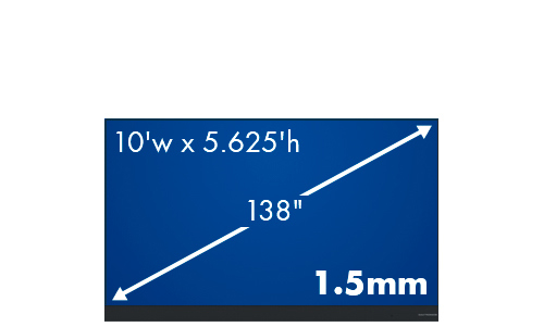 138 inch 1.5 millimeter renderings