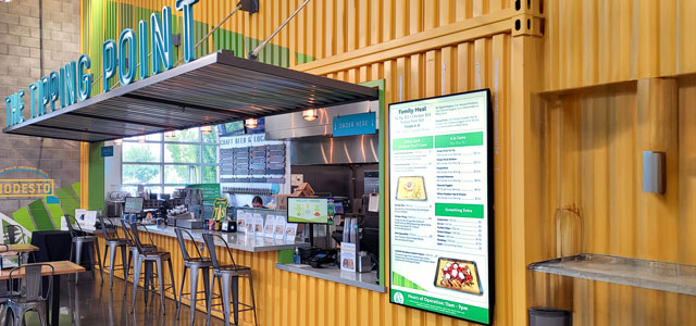 Menu Commercial Indoor Display Restaurant