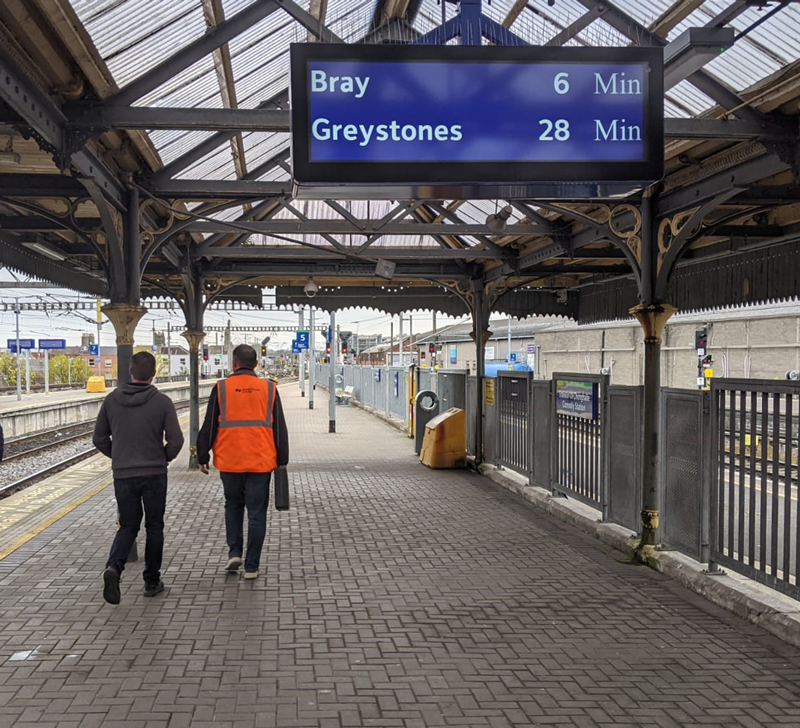 Irish Rail Dublin Ireland 2.5mm Display LCD