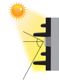 Louvers Graphic City View