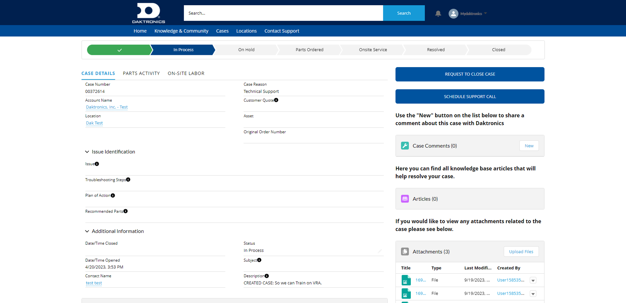 Mysupport Science Getting Started with MySupport