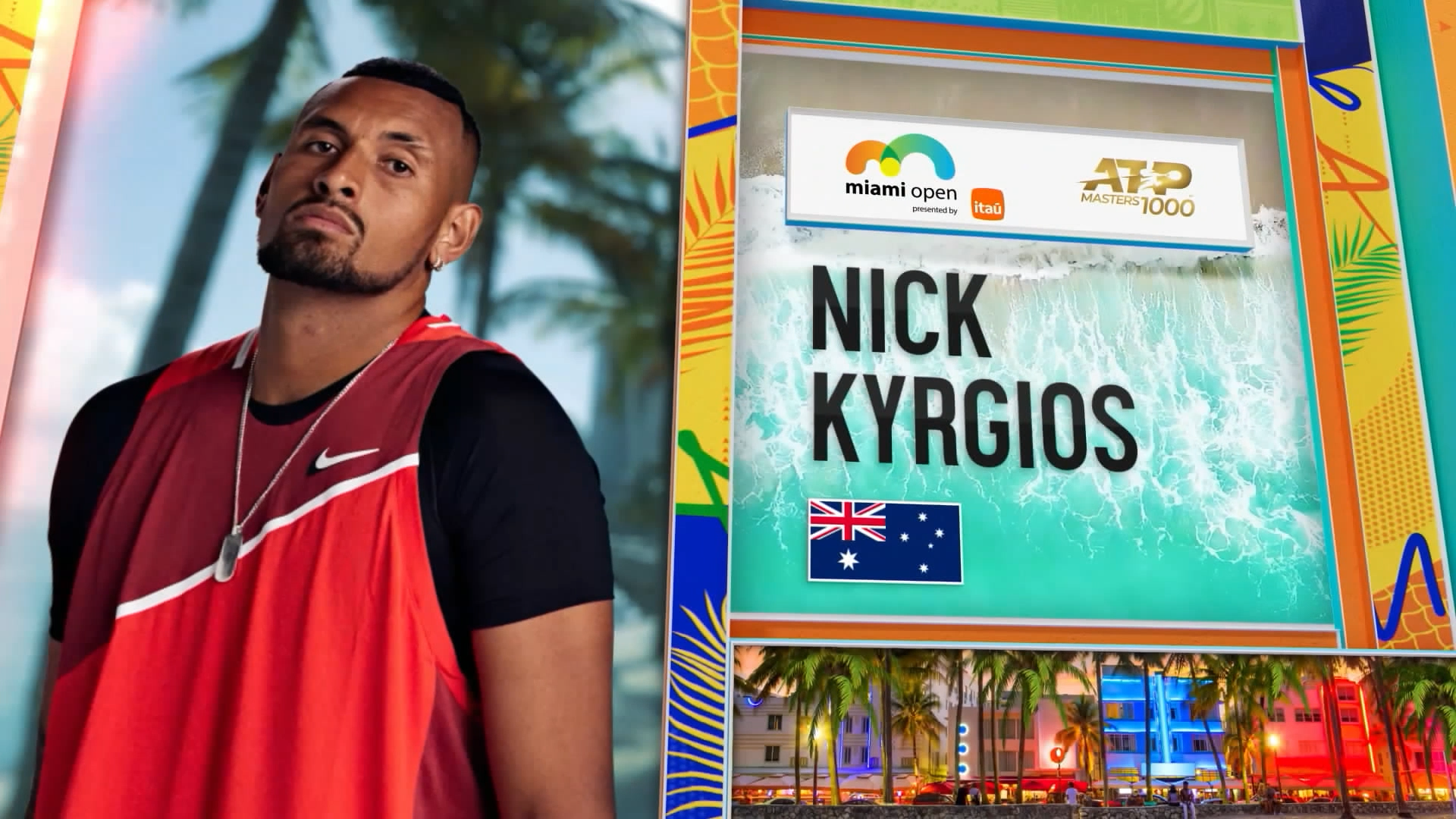 2025 Miami Open Daktronics Creative Services Content Player Profile Headshot