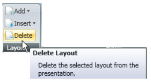 Delete Layout