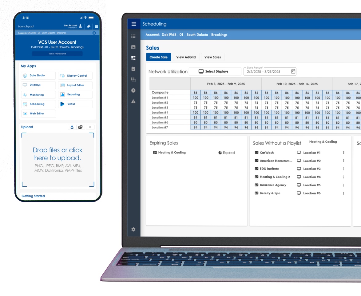 VCS on multiple device types