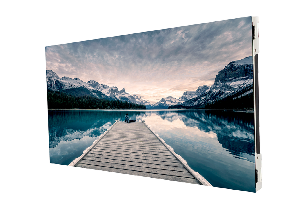 angled display with high visibility