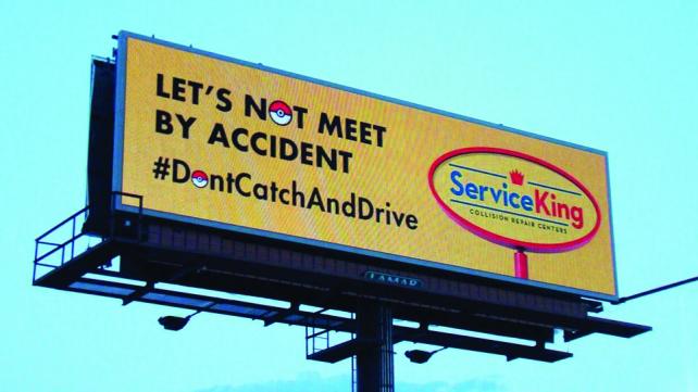 Pokemon Go Digital Billboard