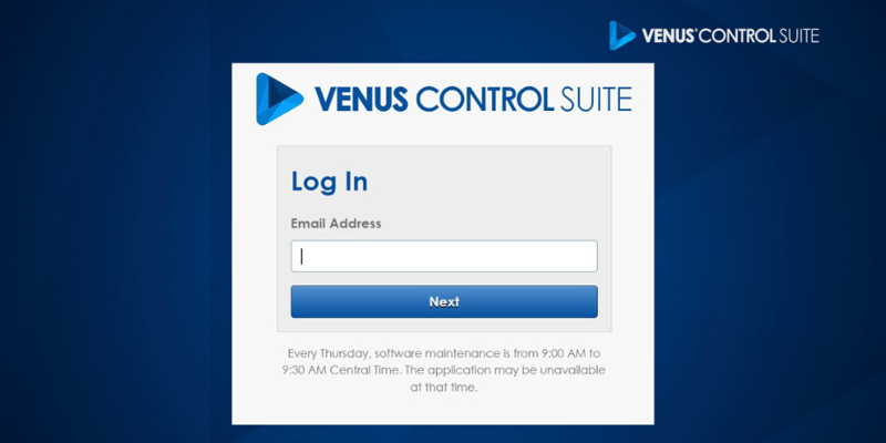Effortless Access Made Simple: Experience the Redesigned Log-In Process for Venus Control Suite