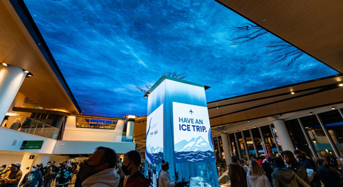 Climate Pledge Arena Concourse Displays