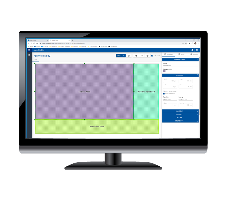 Venus Control Suite for Message Displays