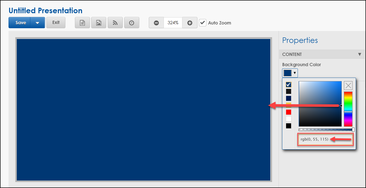 Web Compositor example