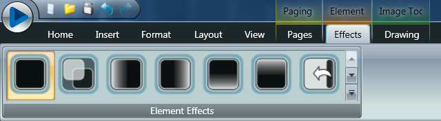 Effects tab