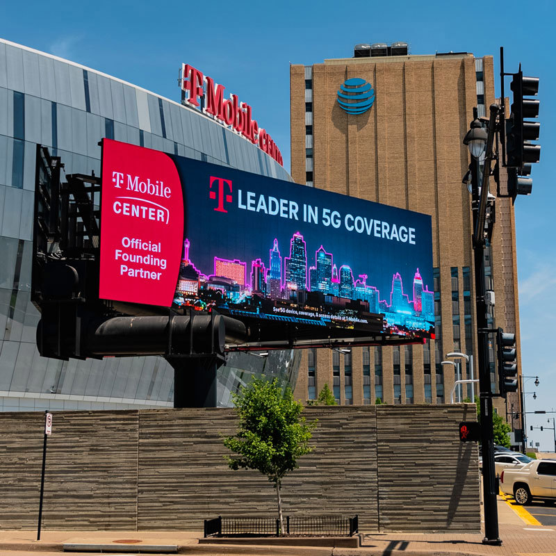 digital billboard for advertising outside Tmobile Stadium